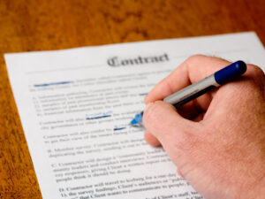 Amending a contract
