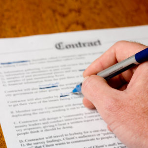 Amending a contract